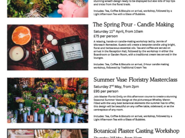 Whatley Manor - Spring Happenings
